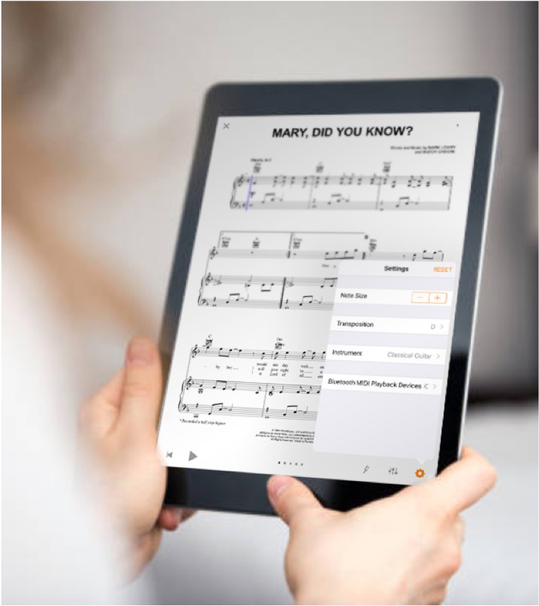 Digital Sheet Music